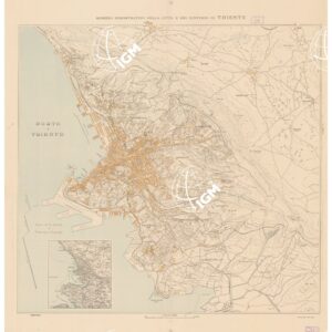SCHIZZO DIMOSTRATIVO DELLA CITTA' E DEI DINTORNI DI TRIESTE