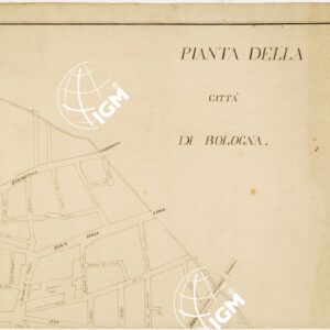 PIANTA DELLA CITTA' DI BOLOGNA - Foglio 2