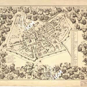 PIANTA DELLA CITTA' DI FORLI'...