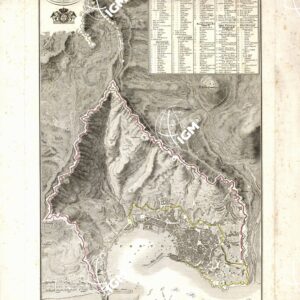 PIANTA DELLA CITTA' DI GENOVA