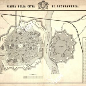 PIANTA DELLA CITTA' DI ALESSANDRIA