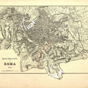 PIANTA DELLA CITTA' DI ROMA