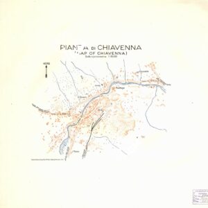 PIANTA DI CHIAVENNA (MAP OF CHIAVENNA)