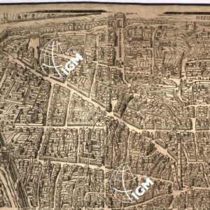 BOLOGNA MATTEO BORBONI BOLOGNESE DISEGNO' ED INTAGLIO' NELL'ANNO 1638. RIMODERNATA NEL 1724