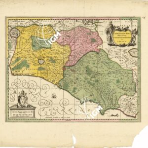 CAMPAGNA DI ROMA OLIM LATIUM PATRIMONIO DI S. PIETRO ET SABINA AMSTELODAMI EXCUDEBAT G. VALK ET P. SCHENK