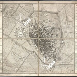 PIANTA DELLA CITTA' DI FERRARA...