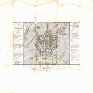 PIANTA DELLA CITTA' DI GUASTALLA