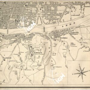 PIANTA DI FIRENZE COMPILATA E DISEGNATA DA OLINTO BARBIER - Foglio 4