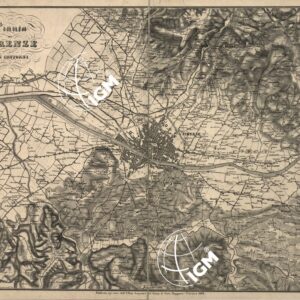 PIANTA DI FIRENZE E SUOI CONTORNI