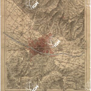 SCHIZZO STORICO TOPOGRAFICO DI FIRENZE E DINTORNI...