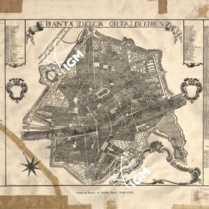 PIANTA DELLA CITTA' DI FIRENZE