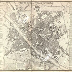 PIANTA DELLA CITTA' DI FIRENZE