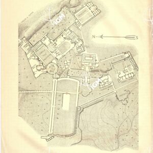 RILIEVO TOPOGRAFICO DI VILLA ADRIANA SCUOLA DEGLI INGEGNERI DI ROMA - ROMA - Tavola 2