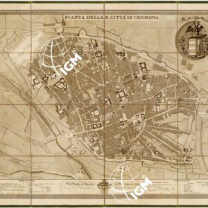 PIANTA DELLA CITTA' DI CREMONA (s. d.)