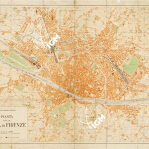 PIANTA DELLA CITTA' DI FIRENZE