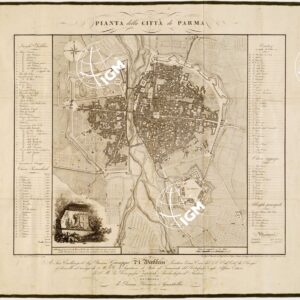 PIANTA DELLA CITTA' DI PARMA