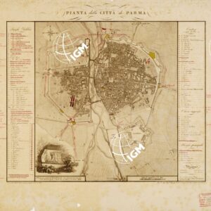 PIANTA DELLA CITTA' DI PARMA