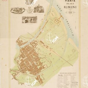 PIANTA DELLA CITTA' DI RIMINI
