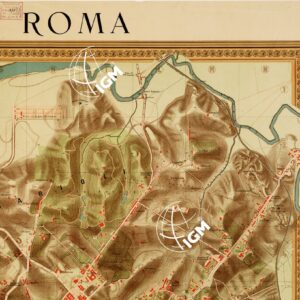 PIANTA DI ROMA ISTITUTO GEOGRAFICO DE AGOSTINI, 1910 - Foglio 2