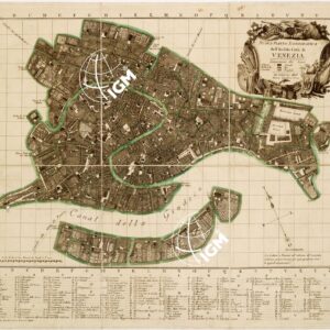 NUOVA PIANTA ICONOGRAFICA DELL'INCLITA CITTA' DI VENEZIA IN VENEZIA PRESSO TEODORO VIERO.