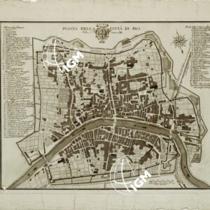 PIANTA DELLA CITTA' DI PISA