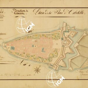 PLAN DE LA PLACE D'ORBETELLO