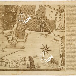 PIANTA GEOMETRICA E NOVELLA SECONDO LO STATO PRESENTE DELLA CITTA' DI PALERMO CAPITALE DEL REGNO DI SICILIA COLL'ANTICO PALERMO GIACENTE IN ESSO E CO' SOBBORGHI, MOLO E CAMPAGNA - Foglio 4