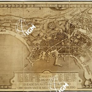NUOVA PIANTA DI NAPOLI INCISA DA STEFANO GIRAUD L'ANNO 1767