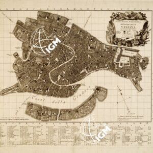 NUOVA PIANTA ICONOGRAFICA DELL'INCLITA CITTA' DI VENEZIA IN VENEZIA PRESSO TEODORO VIERO
