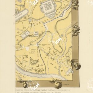 RIPRODUZIONE DEL 1883 DELLA PIANTA DI ROMA DI LEONARDO BUFALINI  - Tavola 6