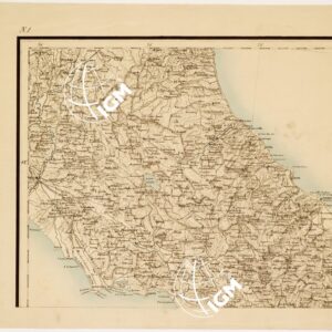 CARTA DELLE PROVINCIE MERIDIONALI D'ITALIA PUBBLICATA DALL'UFFICIO TOPOG. DEL R.L CORPO DI STATO MAGGIORE - Foglio 1 e Quadro d'unione