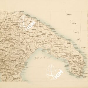 CARTA DELLE PROVINCIE MERIDIONALI D'ITALIA PUBBLICATA DALL'UFFICIO TOPOG. DEL R.L CORPO DI STATO MAGGIORE - Foglio 4