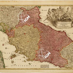 STATUS ECCLESIASTICI MAGNIQUE DUCATUS FLORENTINI... Stato della Chiesa e Gran Ducato di Firenze