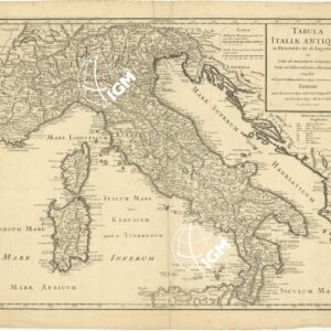 TABULA ITALIAE ANTIQUAE IN REGIONES XI... (ITALIA)