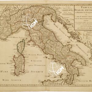 TABULA ITALIAE ANTIQUAE IN REGIONES XI... (ITALIA)