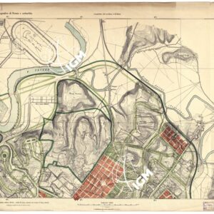 PIANO TOPOGRAFICO DI ROMA E SUBURBIO - PIANO REGOLATORE E DI AMPLIAMENTO DELLA CITTA' DI ROMA - Foglio 2