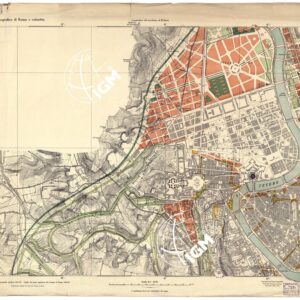 PIANO TOPOGRAFICO DI ROMA E SUBURBIO - PIANO REGOLATORE E DI AMPLIAMENTO DELLA CITTA' DI ROMA - Foglio 3