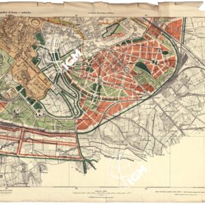 PIANO TOPOGRAFICO DI ROMA E SUBURBIO - PIANO REGOLATORE E DI AMPLIAMENTO DELLA CITTA' DI ROMA - Foglio 6
