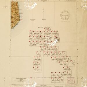 CARTA AERONAUTICA D'ITALIA - QUADRO D'UNIONE