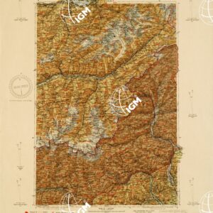 CARTA AERONAUTICA D'ITALIA - Foglio 2 DOMODOSSOLA