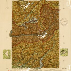 CARTA AERONAUTICA D'ITALIA - Foglio 4 BERGAMO