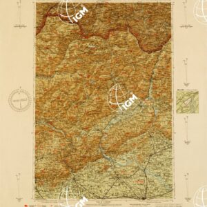 CARTA AERONAUTICA D'ITALIA - Foglio 6 BELLUNO