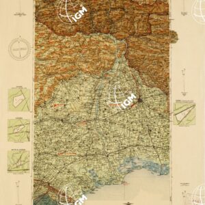 CARTA AERONAUTICA D'ITALIA - Foglio 7 UDINE