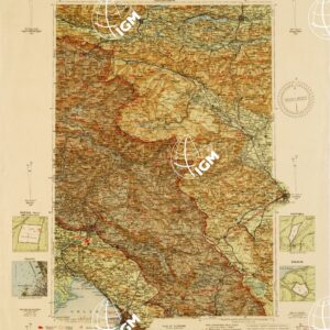 CARTA AERONAUTICA D'ITALIA - Foglio 7 BIS TRIESTE