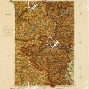 CARTA AERONAUTICA D'ITALIA - Foglio 8 SUSA