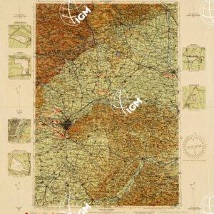 CARTA AERONAUTICA D'ITALIA - Foglio 9 TORINO