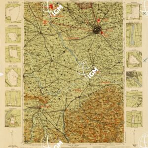 CARTA AERONAUTICA D'ITALIA - Foglio 10 MILANO