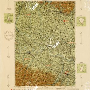 CARTA AERONAUTICA D'ITALIA - Foglio 11 BRESCIA