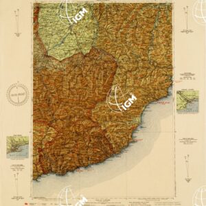 CARTA AERONAUTICA D'ITALIA - Foglio 15 CUNEO IMPERIA