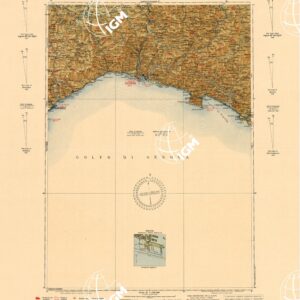 CARTA AERONAUTICA D'ITALIA - Foglio 16 GENOVA